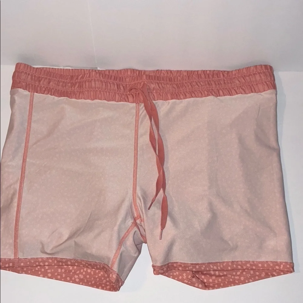 RBX Peach Athletic Shorts with Elastic Waistband and Lightweight Fabric NWOT